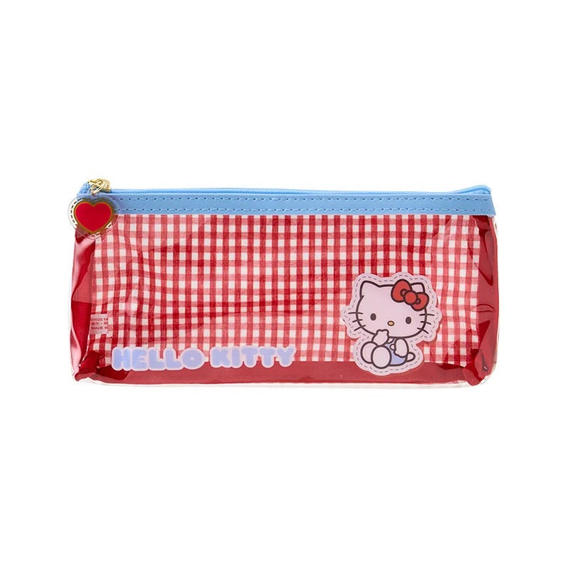 Hello Kitty Gingham Pencil Pouch