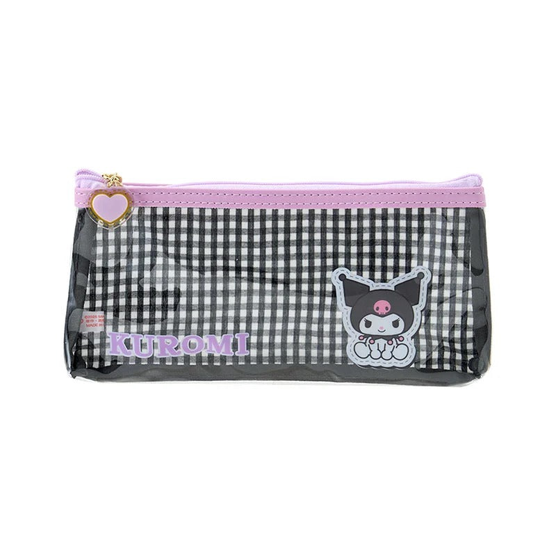 Kuromi Gingham Pencil Pouch