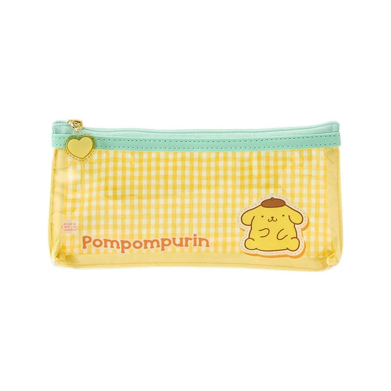 Pompompurin Gingham Pencil Pouch