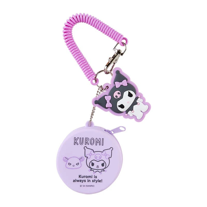 Kuromi Mini Silicone Case Keychain