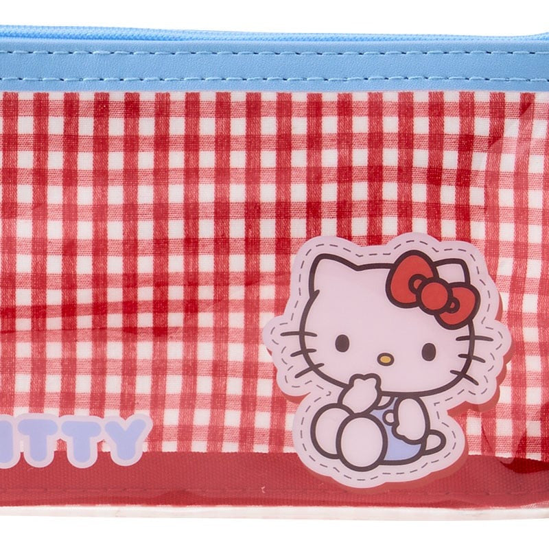 Hello Kitty Gingham Pencil Pouch - 图片 3