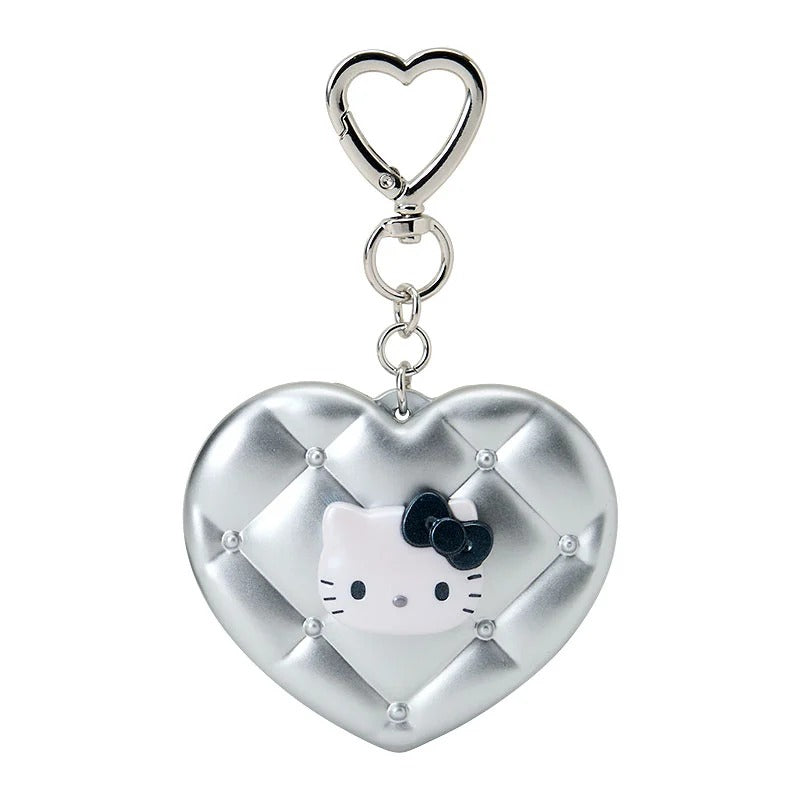 Hello Kitty Quilted Mini Mirror Keychain