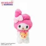 My Melody Cake Plush Mascot Keychain (My Melody & Kuromi Netflix Series)