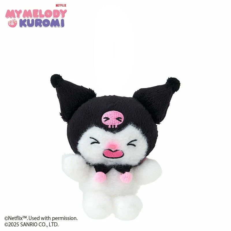 Kuromi Crying Plush Mascot Keychain (My Melody & Kuromi Netflix Series)
