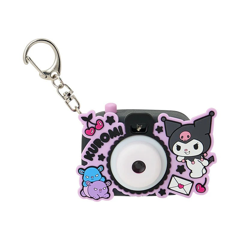 Kuromi Mini Light Projection Camera Keychain