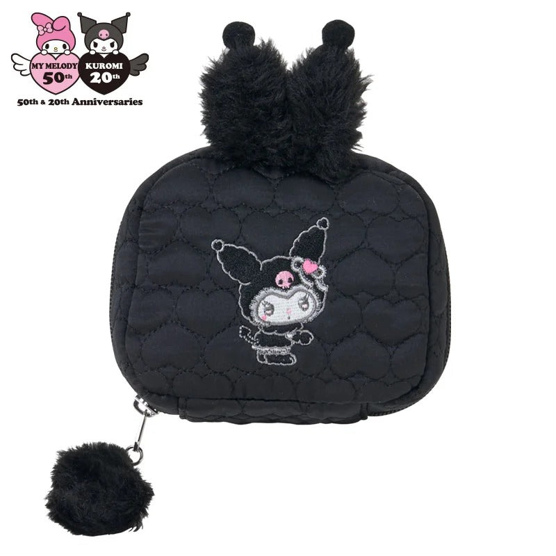 Kuromi Mini Zipper Pouch (My Melody 50th & Kuromi 20th Anniv. Melo Series)