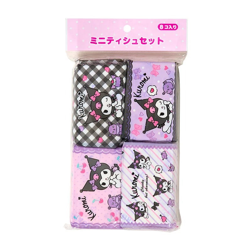 Kuromi 8-pc Travel Tissues