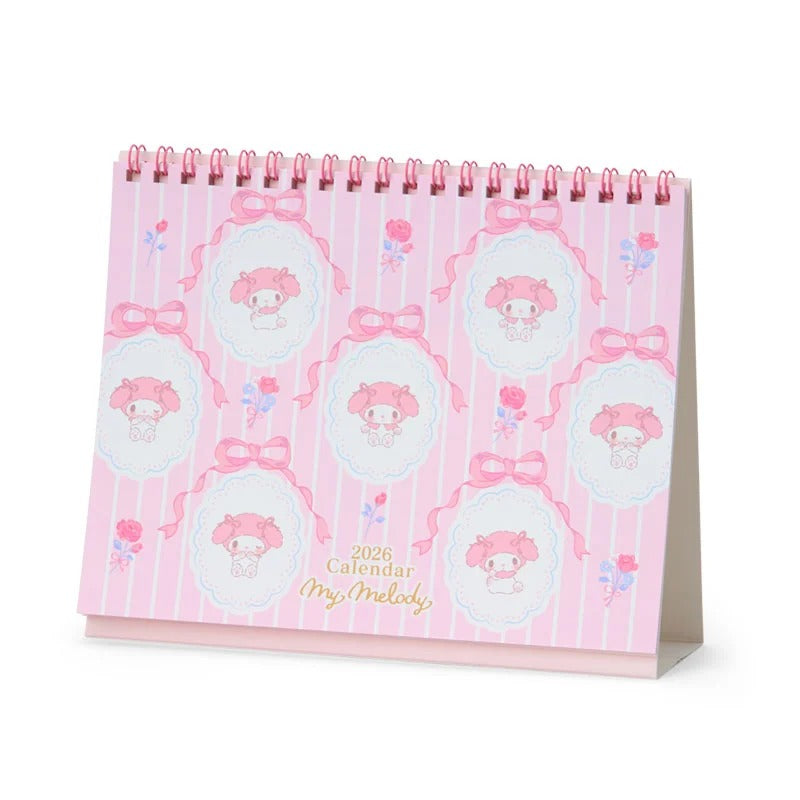My Melody 2026 Desk Calendar