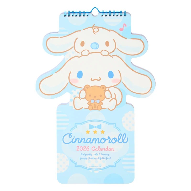 Cinnamoroll 2026 Die-Cut Wall Calendar