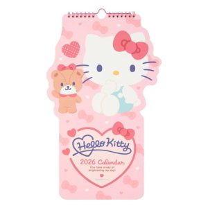 Hello Kitty 2026 Die-Cut Wall Calendar