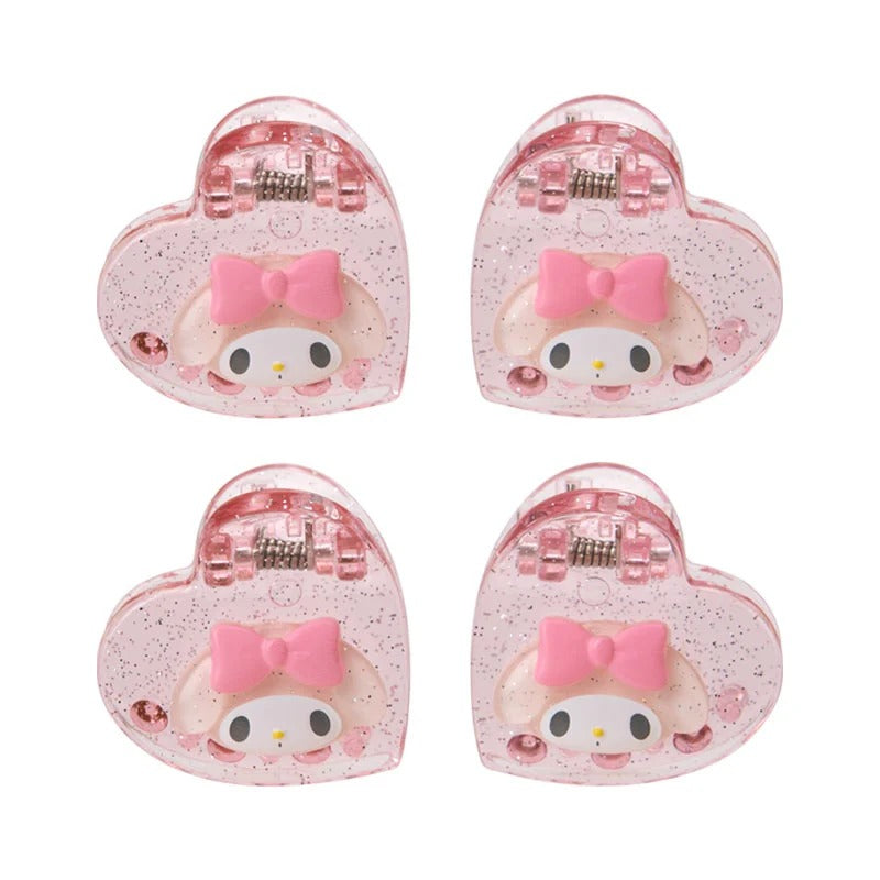 My Melody 4-pc Mini Glitter Hair Clip Set