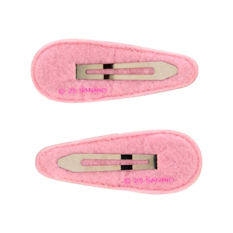 Hello Kitty 2-pc Quilted Hair Clip Set (Pink) - 图片 2