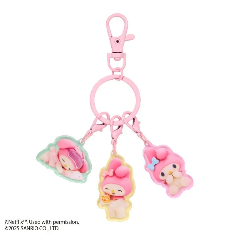 My Melody Acrylic Keychain (My Melody & Kuromi Netflix Series) - 图片 2