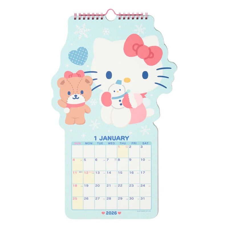 Hello Kitty 2026 Die-Cut Wall Calendar - 图片 9