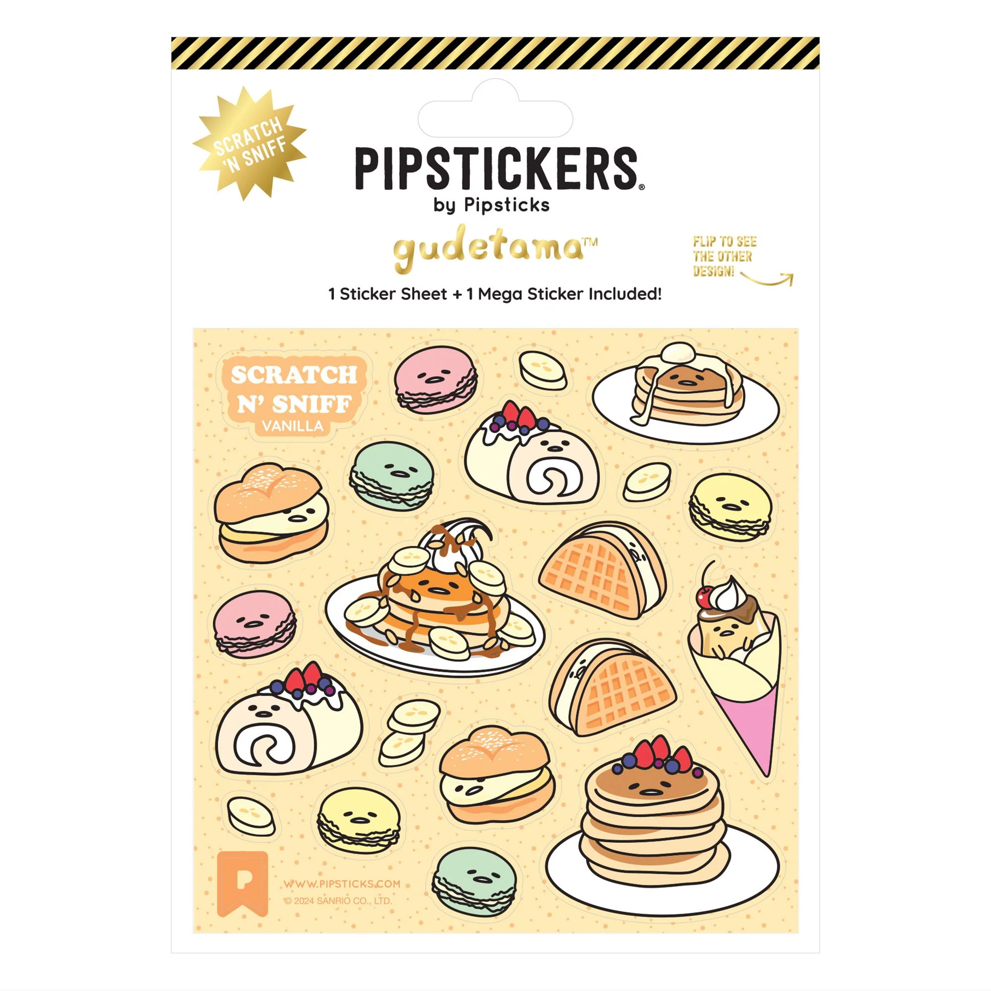 Gudetama x Pipsticks Breakfast Buffet Scratch 'n Sniff (2ct)