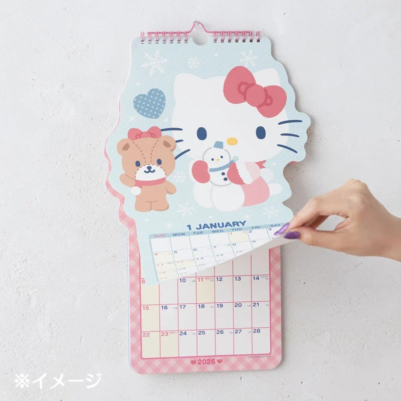 Hello Kitty 2026 Die-Cut Wall Calendar - 图片 2