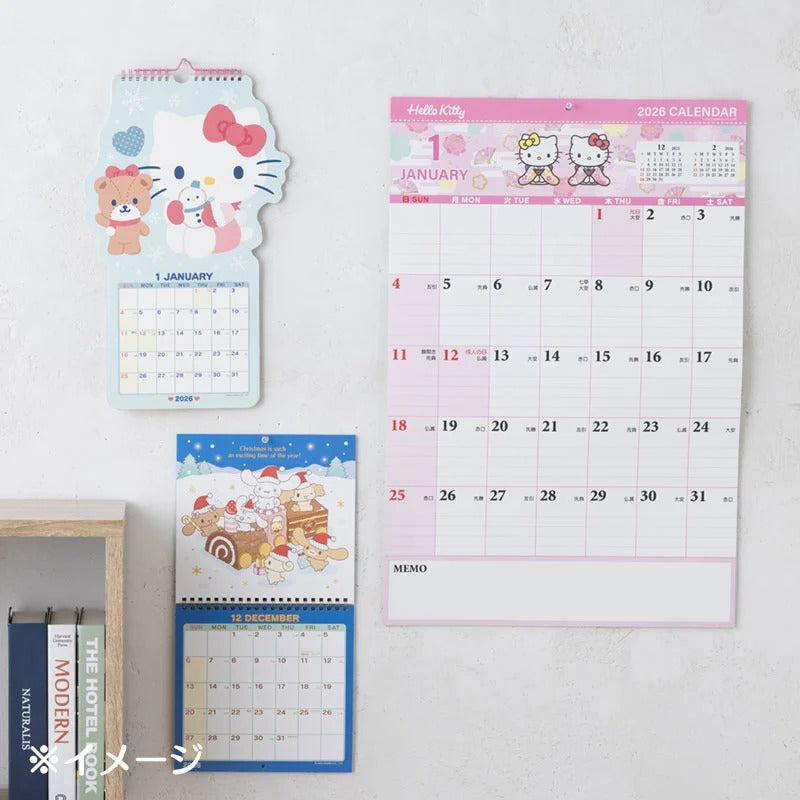Hello Kitty 2026 Die-Cut Wall Calendar - 图片 13