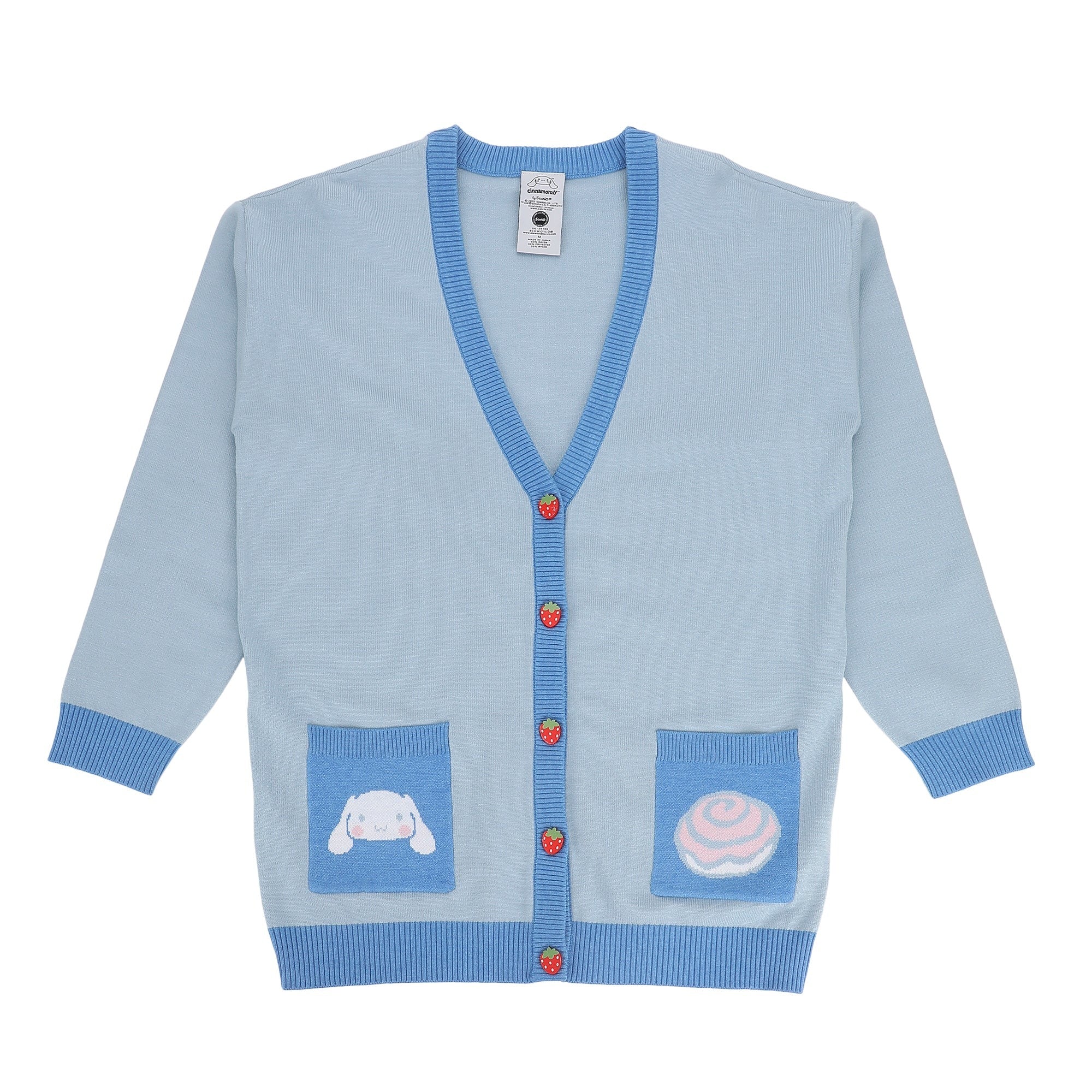 Cinnamoroll Cozy Knit Cardigan (Strawberry Fields)