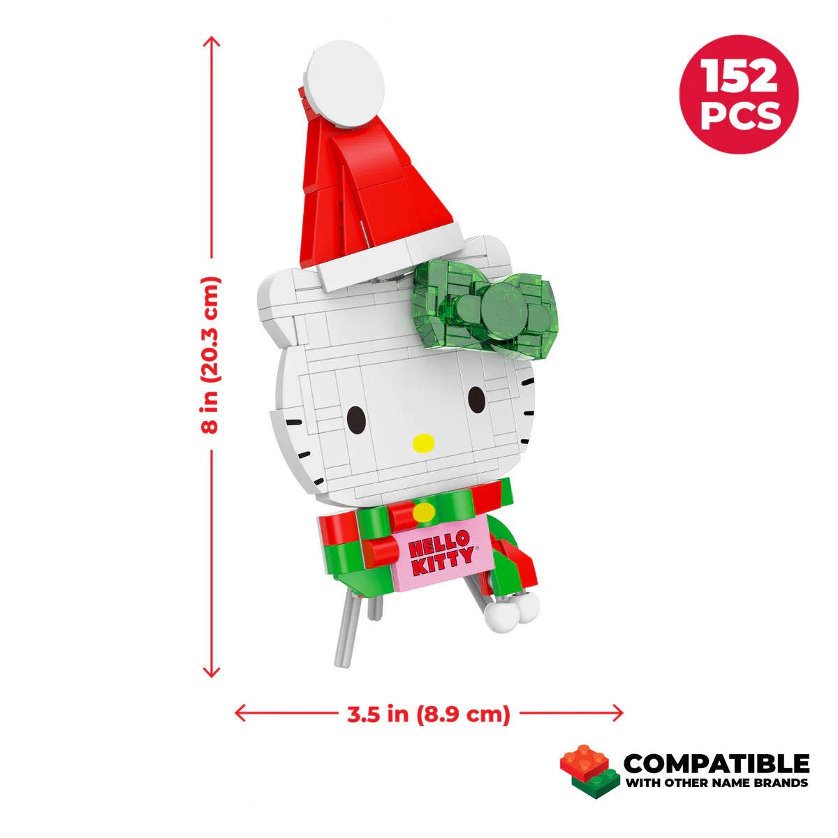 Hello Kitty Holiday Santa Decoration Building Set - 图片 7