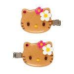 Hello Kitty Mini Hair Clip Set (Suntan Series)