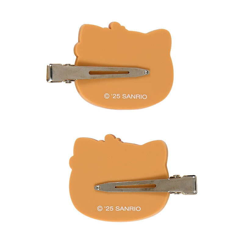 Hello Kitty Mini Hair Clip Set (Suntan Series) - 图片 3