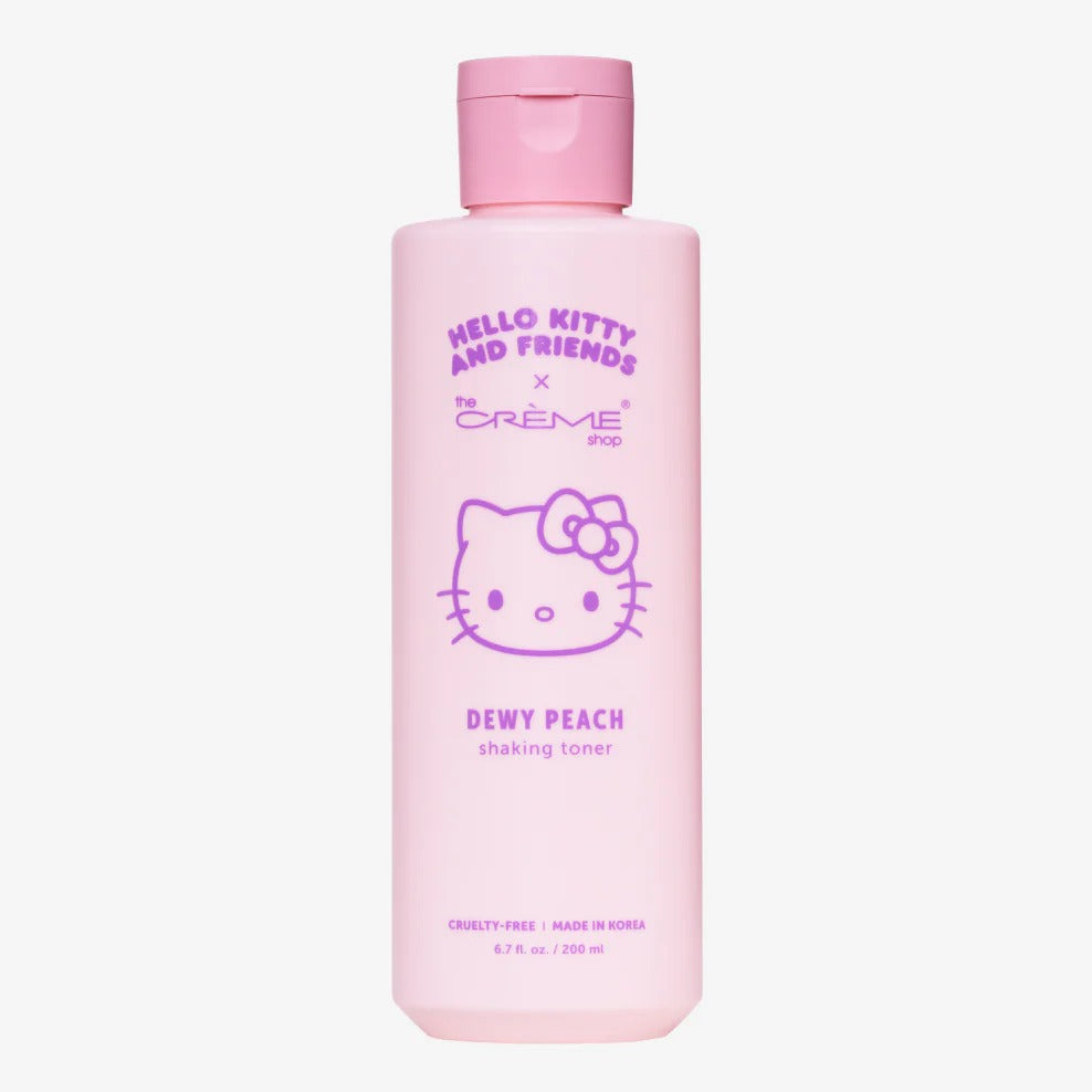 Hello Kitty and Friends x The Crème Shop Dewy Peach Shaking Toner