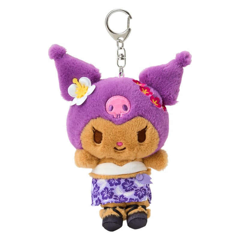 Kuromi Plush Mascot Keychain (Suntan Series)