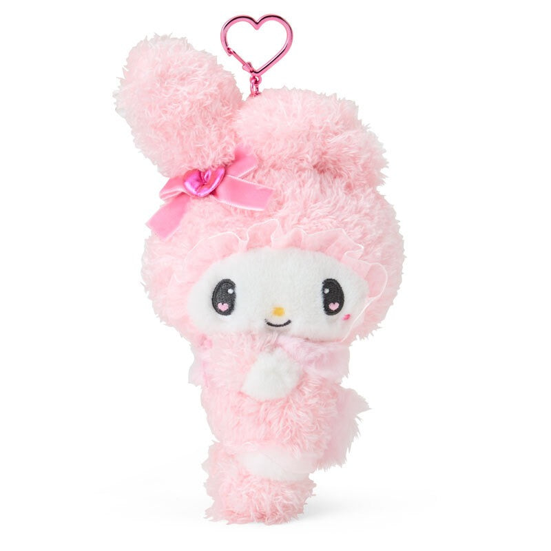 My Melody Plush Mascot Keychain (My Melody 50th & Kuromi 20th Anniv. Melo Series)
