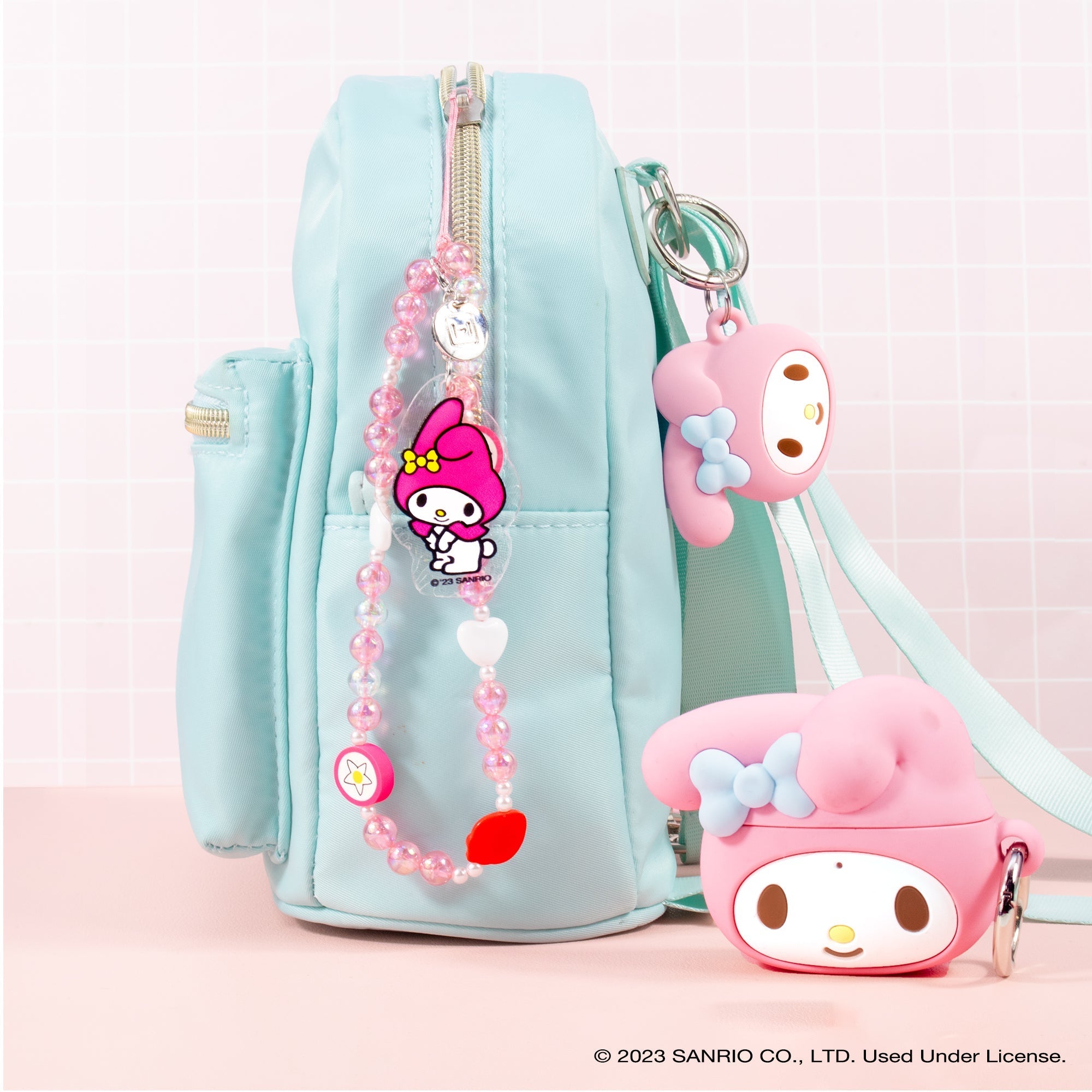 My Melody Beaded Charm Mobile Phone Wrist Strap - 图片 2