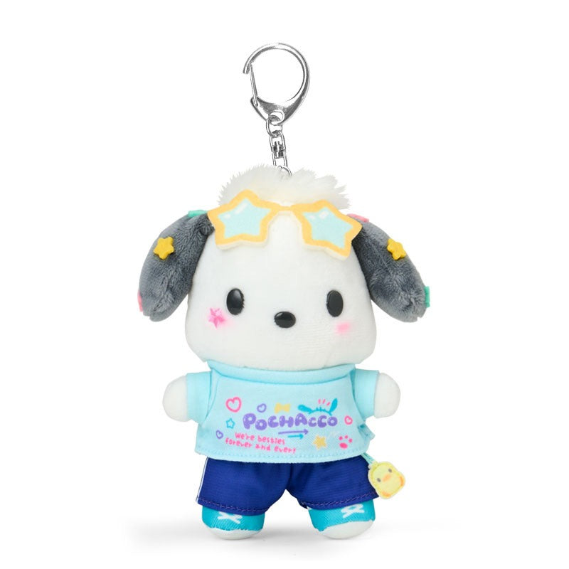 Pochacco Plush Mascot Keychain (Sparkling School Series)