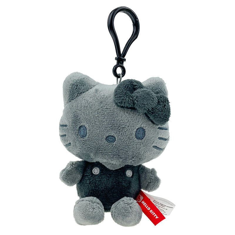 Hello Kitty Plush Mascot Clip (Ash Monochrome Series)