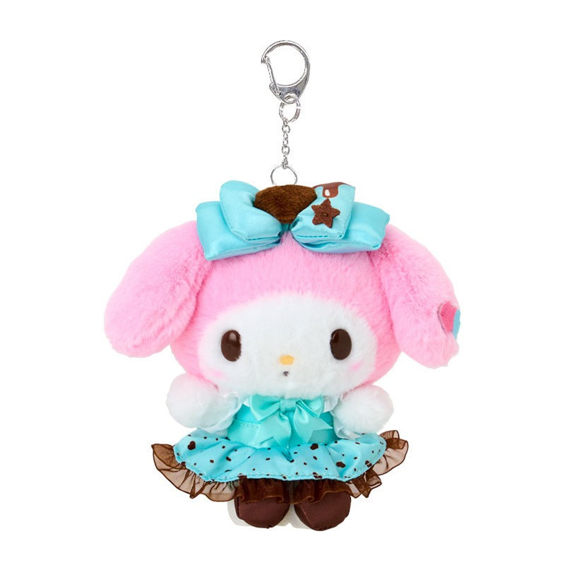 My Melody Plush Mascot Keychain (Chocolate Mint Series)