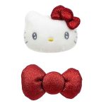 Hello Kitty 50th Anniv. Hair Clip Set (Metallic Bow Series)