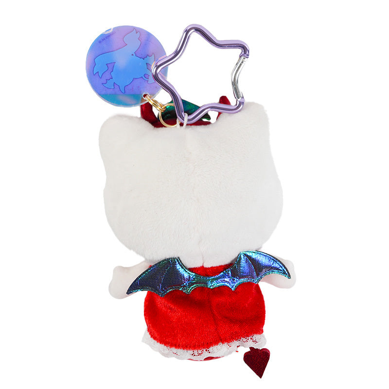 Hello Kitty Dark Plush Mascot Keychain (Bright and Dark Angel Series) - 图片 2