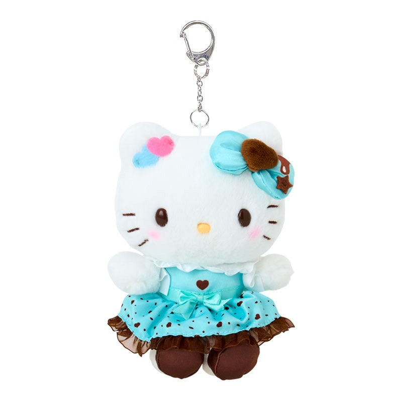 Hello Kitty Plush Mascot Keychain (Chocolate Mint Series)