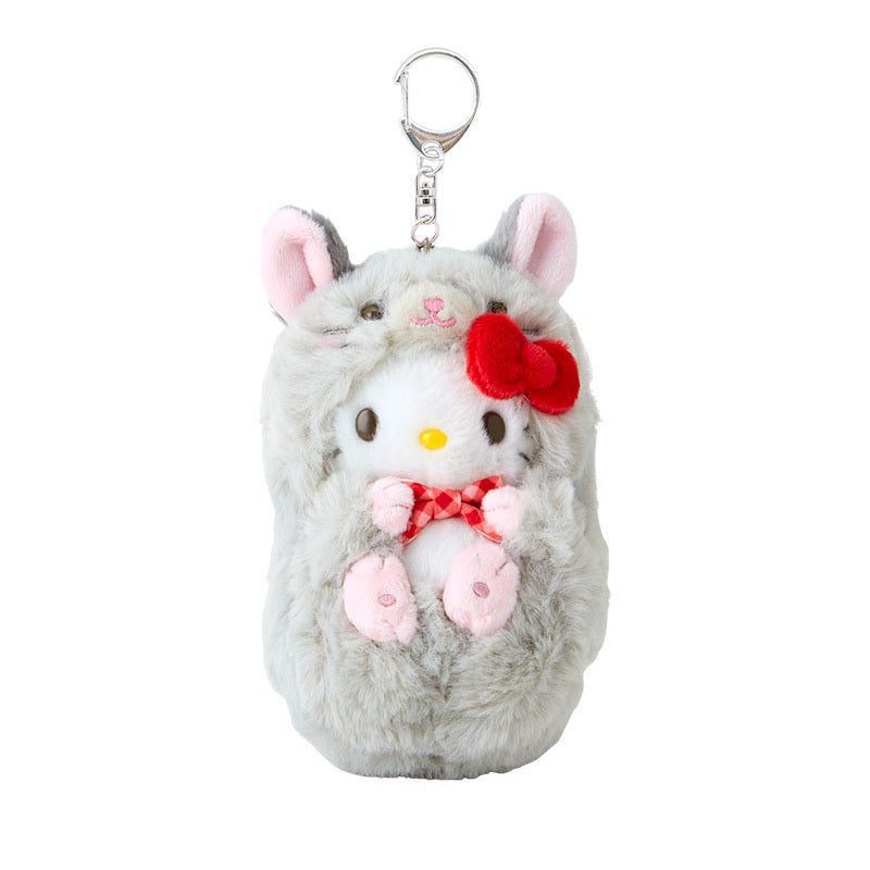 Hello Kitty Plush Keychain Mascot (Fauna Friends Series)