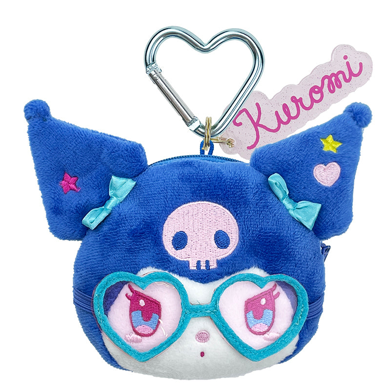Kuromi Plush Mini Zip Pouch (Kuromi Loves U)