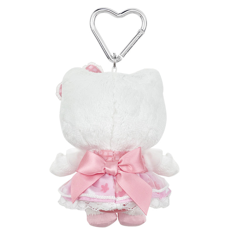 Hello Kitty Pink Plush Mascot Keychain (50th Anniv. Floral Series) - 图片 2