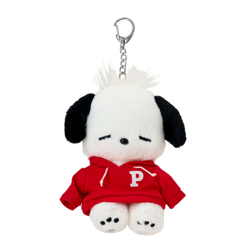 Pochacco Resting Plush Keychain Mascot (Dress-up Series)