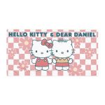 Hello Kitty & Dear Daniel Checkerboard Beach Towel