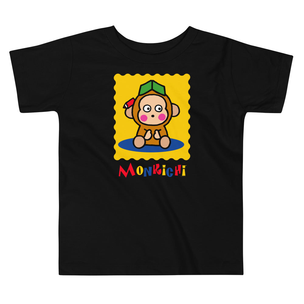 Toddler Monkichi Primary Logo T-Shirt (Black)