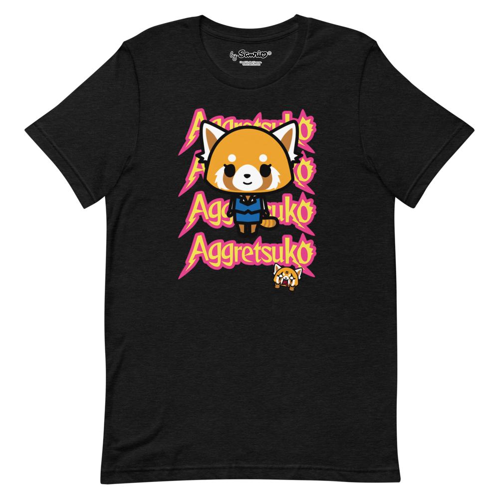 Aggretsuko Watashi Wa T-Shirt (Black)