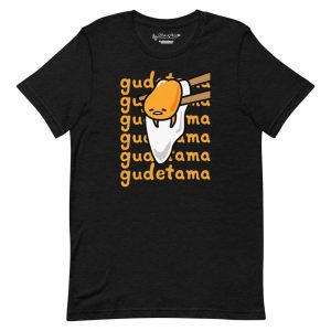 Gudetama Watashi Wa T-Shirt (Black)
