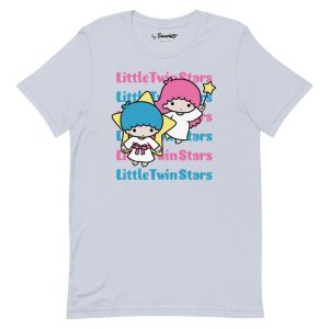 LittleTwinStars Watashi Wa T-Shirt (Light Blue)