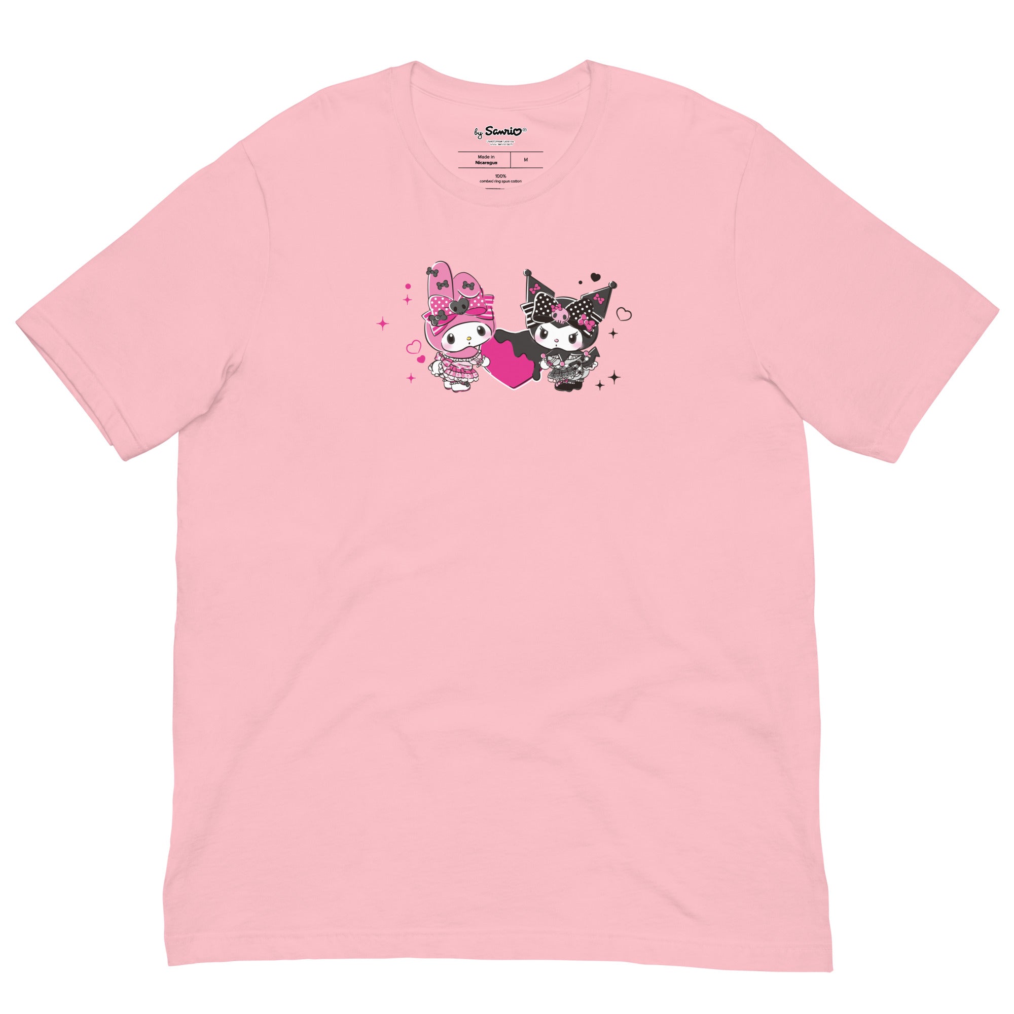 My Melody 50th Anniversary and Kuromi 20th Anniversary Tee (Hearts)