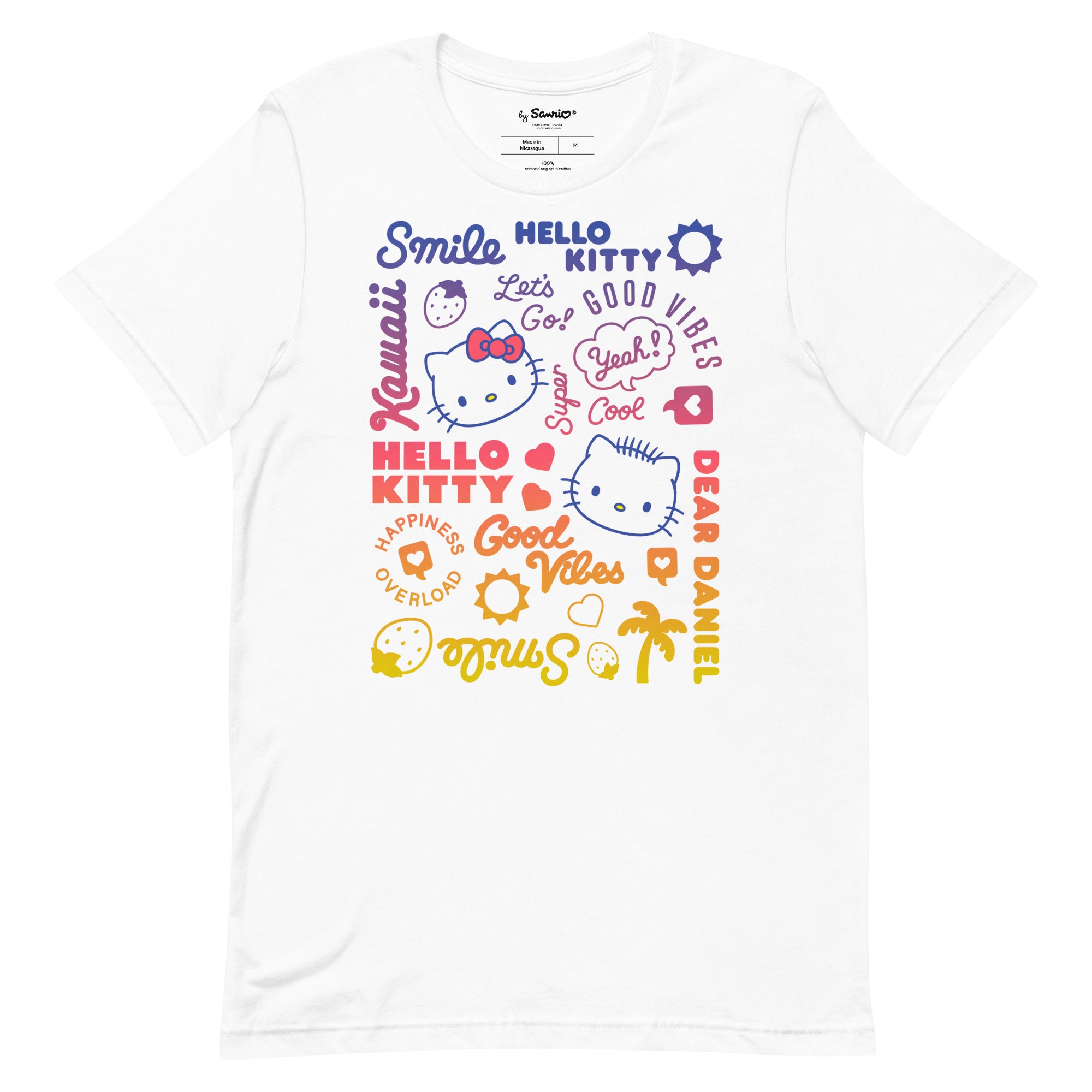 Hello Kitty & Dear Daniel Good Vibes Tee - 图片 2
