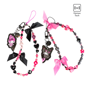 My Melody 50th & Kuromi 20th Anniversary 2-pc Bead Charm Strap Set