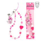 My Melody 50th Anniversary Beaded Charm Mobile Phone Wrist Strap