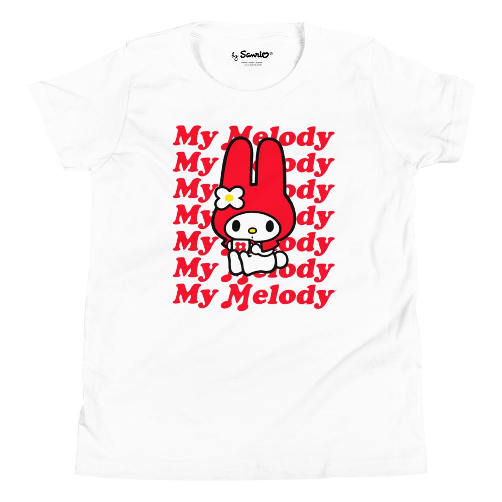 Youth My Melody Red Logo T-Shirt (White)