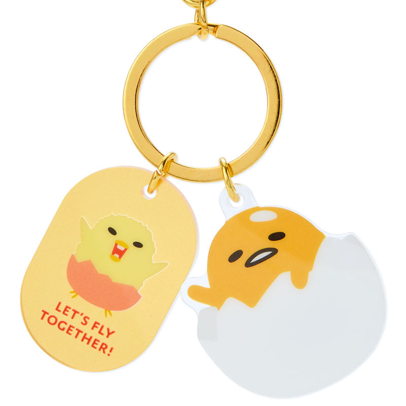 Gudetama Besties Keychain - 图片 2